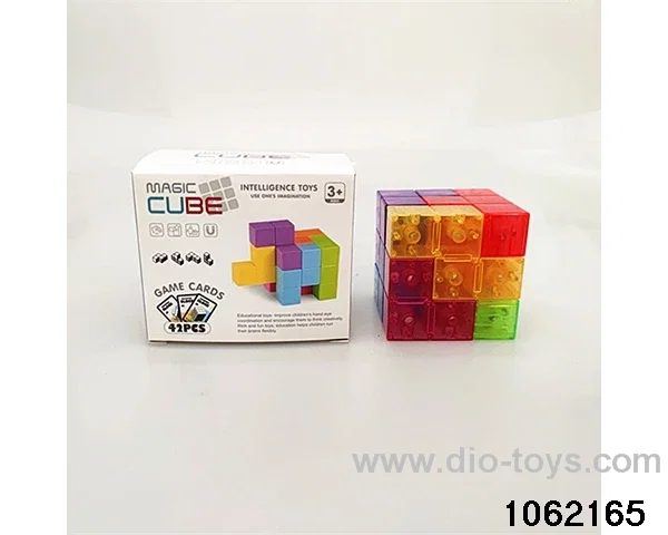 Rubik's cube in color box