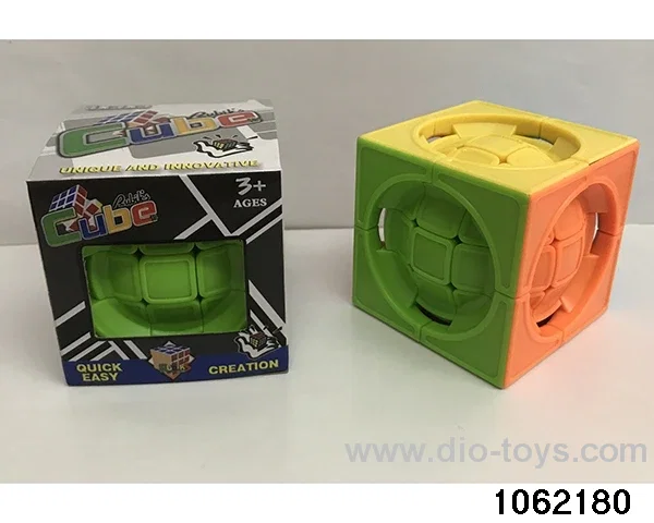 Rubik's cube in color box