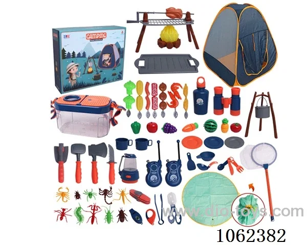 Outdoor camping tent set