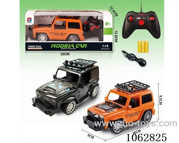 1:18 4 ch rc car with light