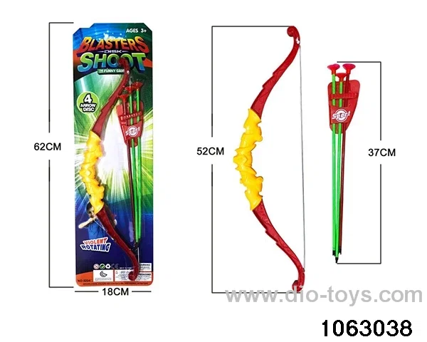 Bow and Arrow Toys in blister