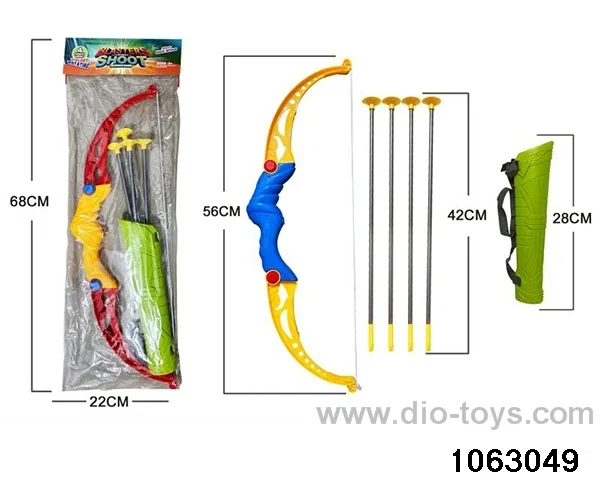 Bow and Arrow Toys in PP bag with header