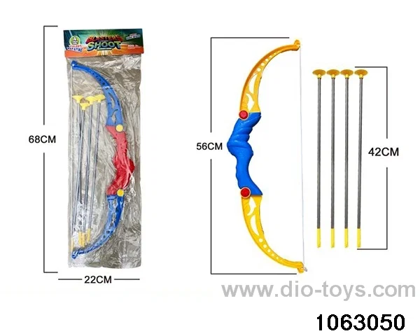 Bow and Arrow Toys in PP bag with header