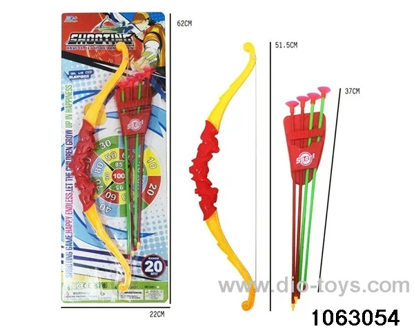 Bow and Arrow Toys in Blister card