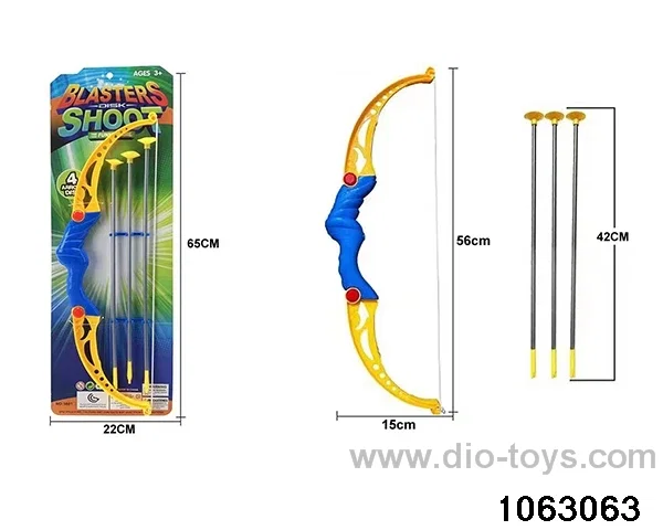 Bow and Arrow Toys in Tied On Card