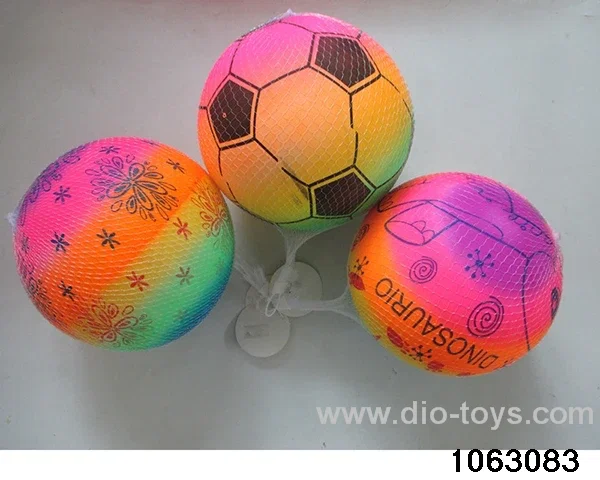 9 inch Rainbow Ball（3 Mixed）in Net bag