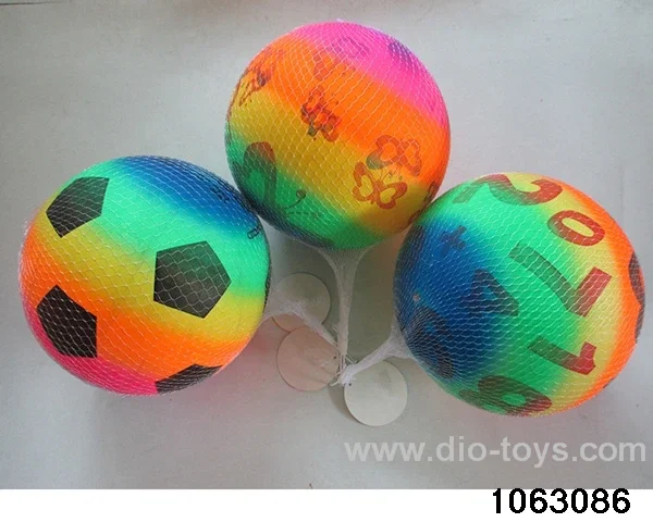 9 inch Rainbow Ball（3 Mixed）in Net bag