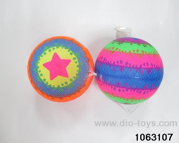 9 inch colourful ball in Net bag