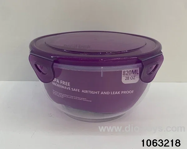 food container in Plastic film