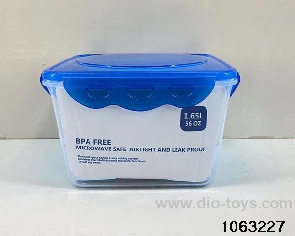 food container in Plastic film