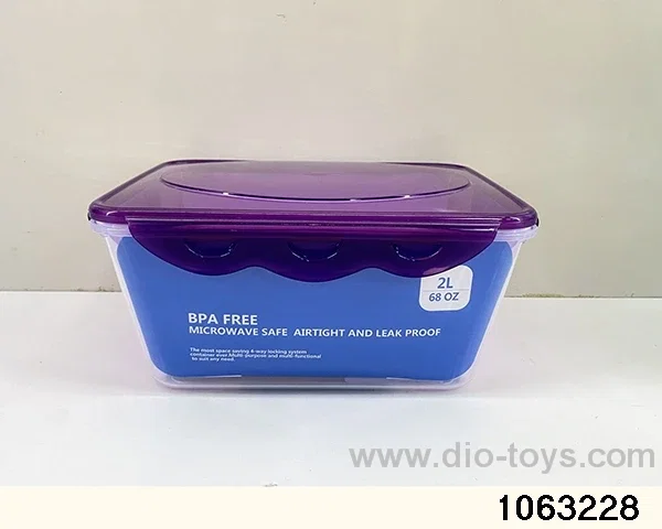 food container in Plastic film