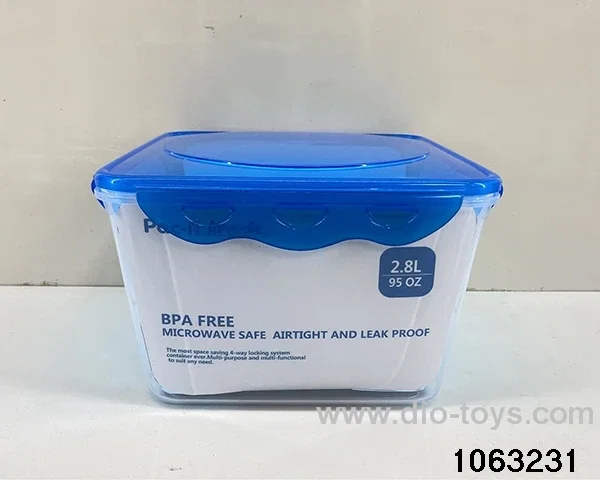 food container in Plastic film