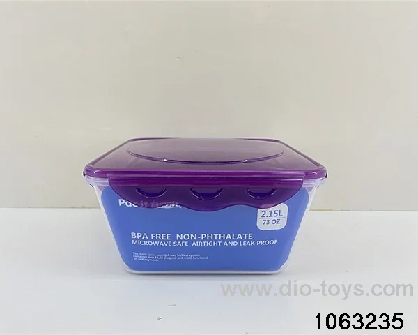 food container in Plastic film