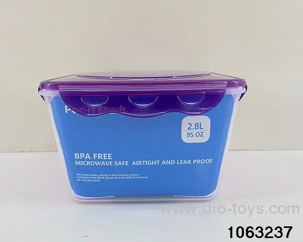 food container in Plastic film