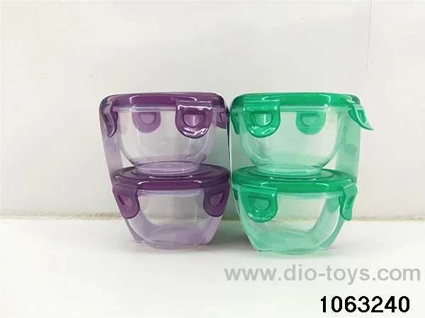 food container in Plastic film