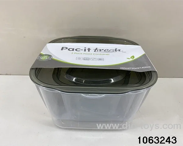 food container in opp bag