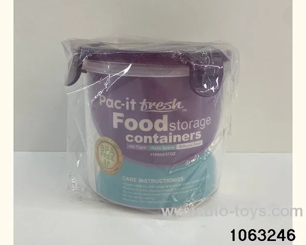 food container in Plastic film
