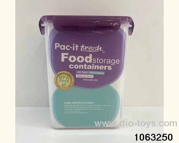food container in Plastic film