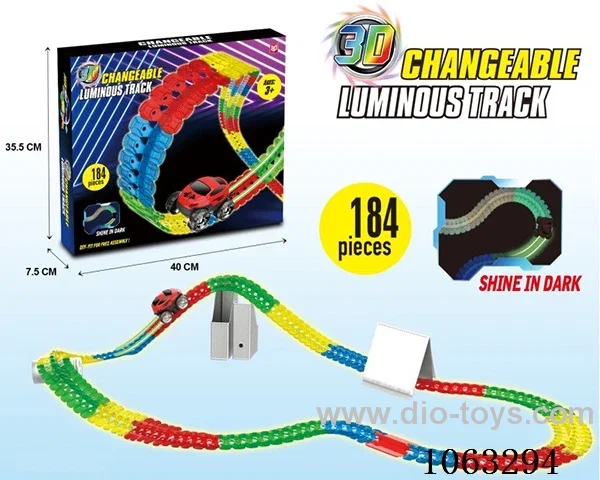 B/O assembly rail car with light