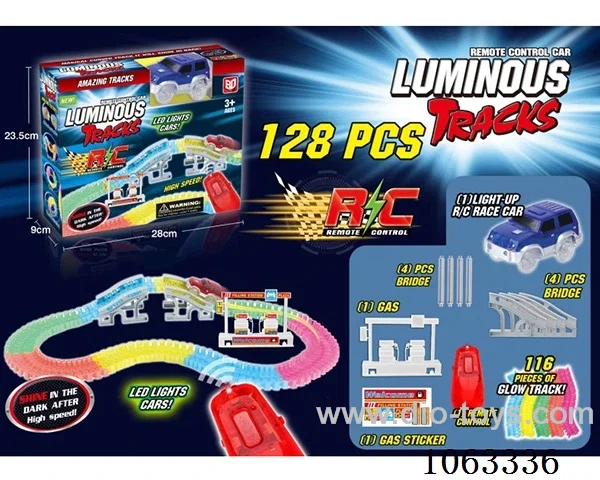 RC noctilucent rail car
