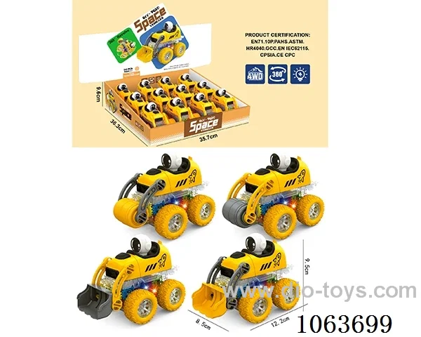 Inertia stunt car 12PCS included battery