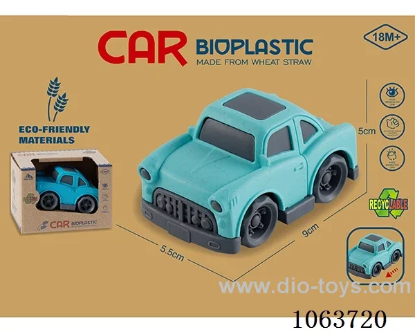 Straw material  Free Wheel Car