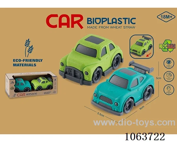 Straw material  Free Wheel Car