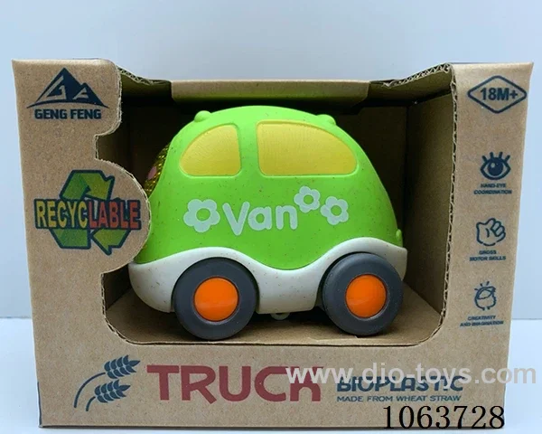 Straw material  Free Wheel Car