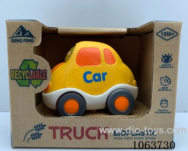 Straw material  Free Wheel Car