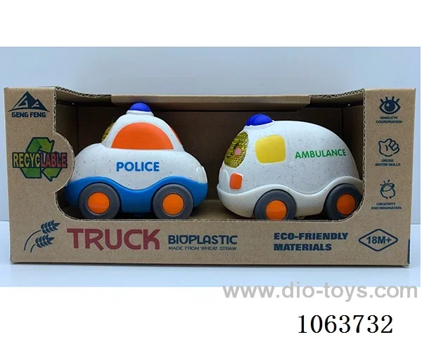 Straw material  Free Wheel Car