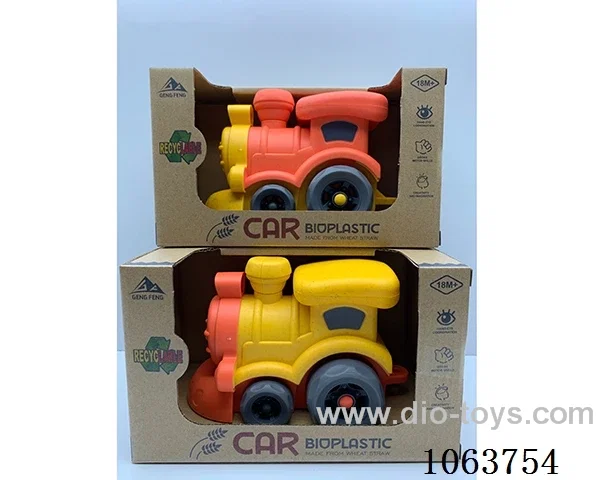 Straw material  Free Wheel Car