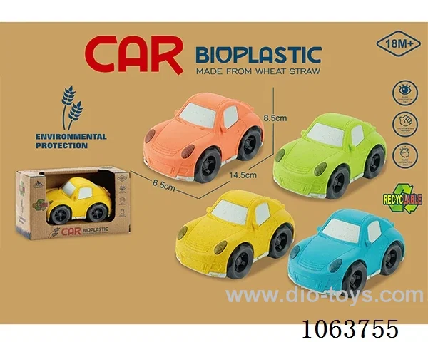 Straw material  Free Wheel Car