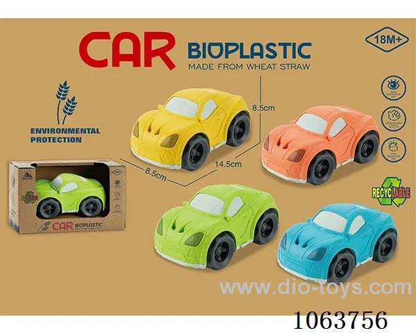 Straw material  Free Wheel Car