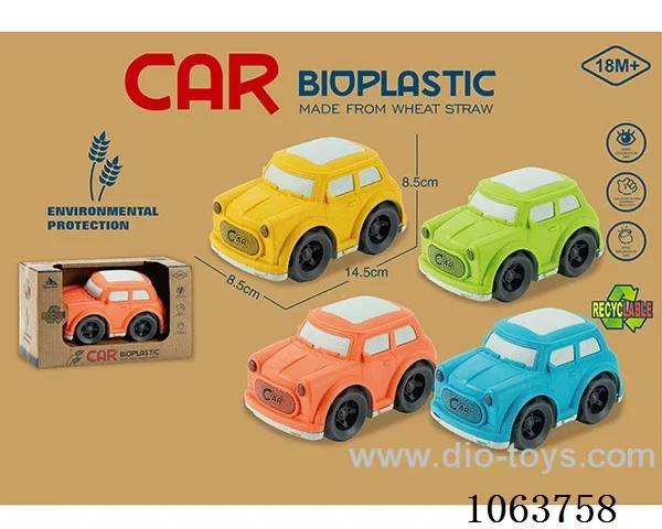Straw material  Free Wheel Car