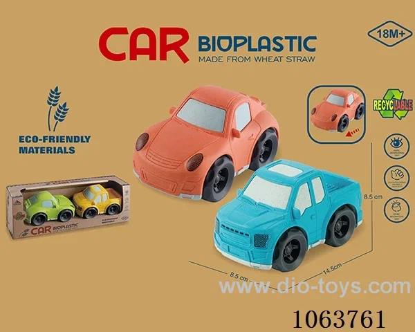 Straw material  Free Wheel Car