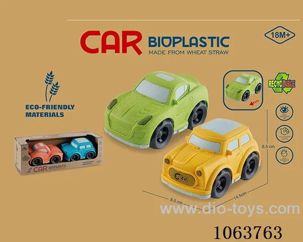 Straw material  Free Wheel Car