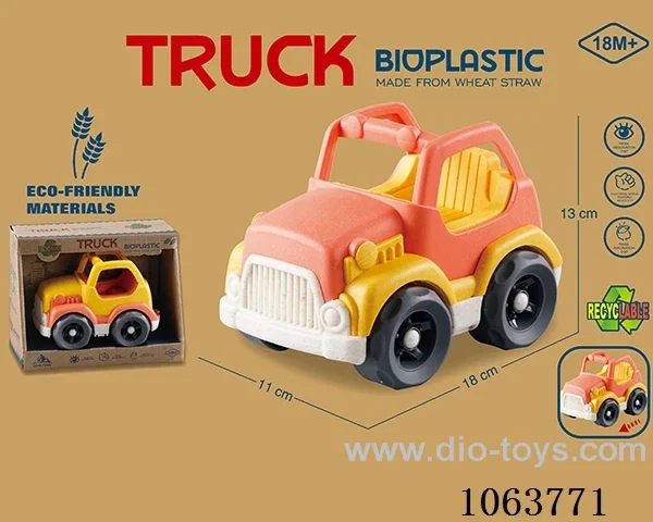Straw material  Free Wheel Car