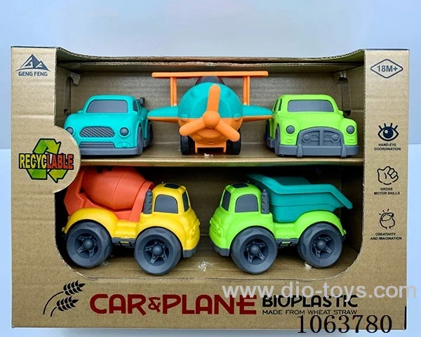 Straw material  Free Wheel Car