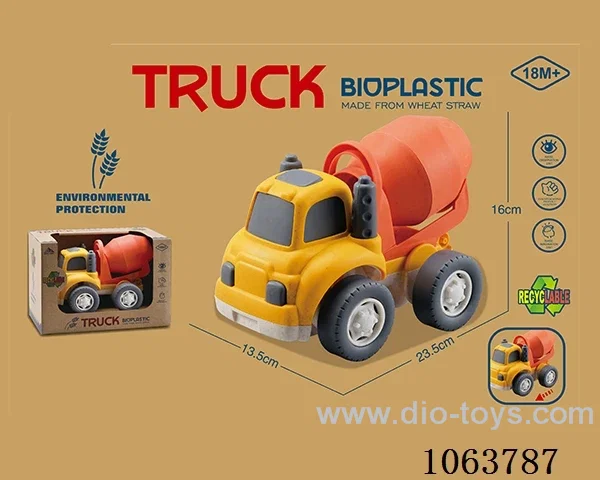 Straw material  Free Wheel Car