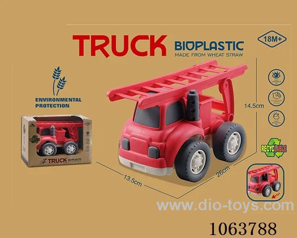 Straw material  Free Wheel Car