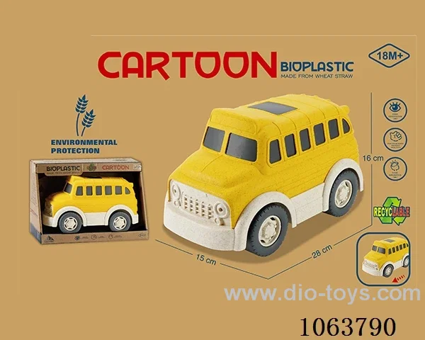 Straw material  Free Wheel Car