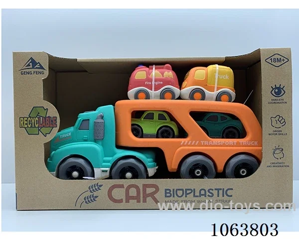 Straw material  Free Wheel Car