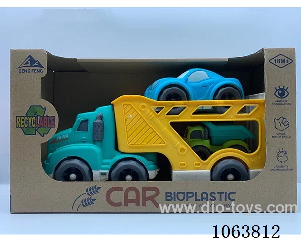 Straw material  Free Wheel Car