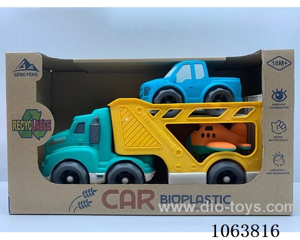Straw material  Free Wheel Car