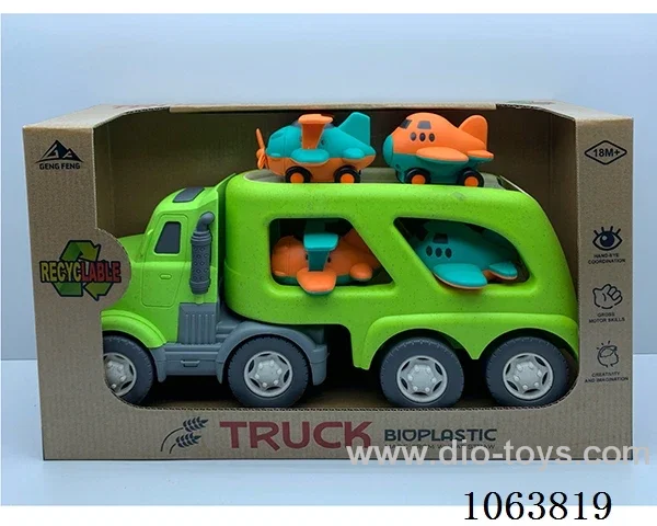 Straw material  Free Wheel Car