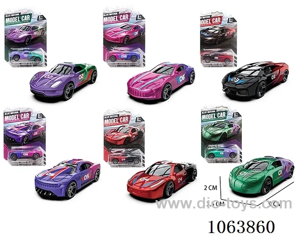 1:60 pull back alloy car
