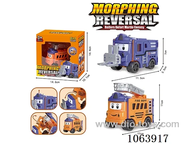 Deformation pull-back reverse turning car