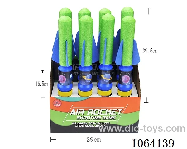 39cm soft air rocket gun toys
