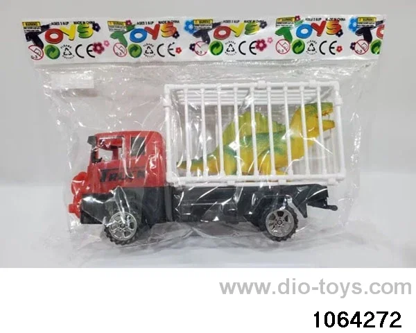 Rebound Dinosaur Cage Trailer in opp bag