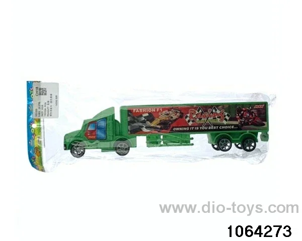 inertial container truck in opp bag